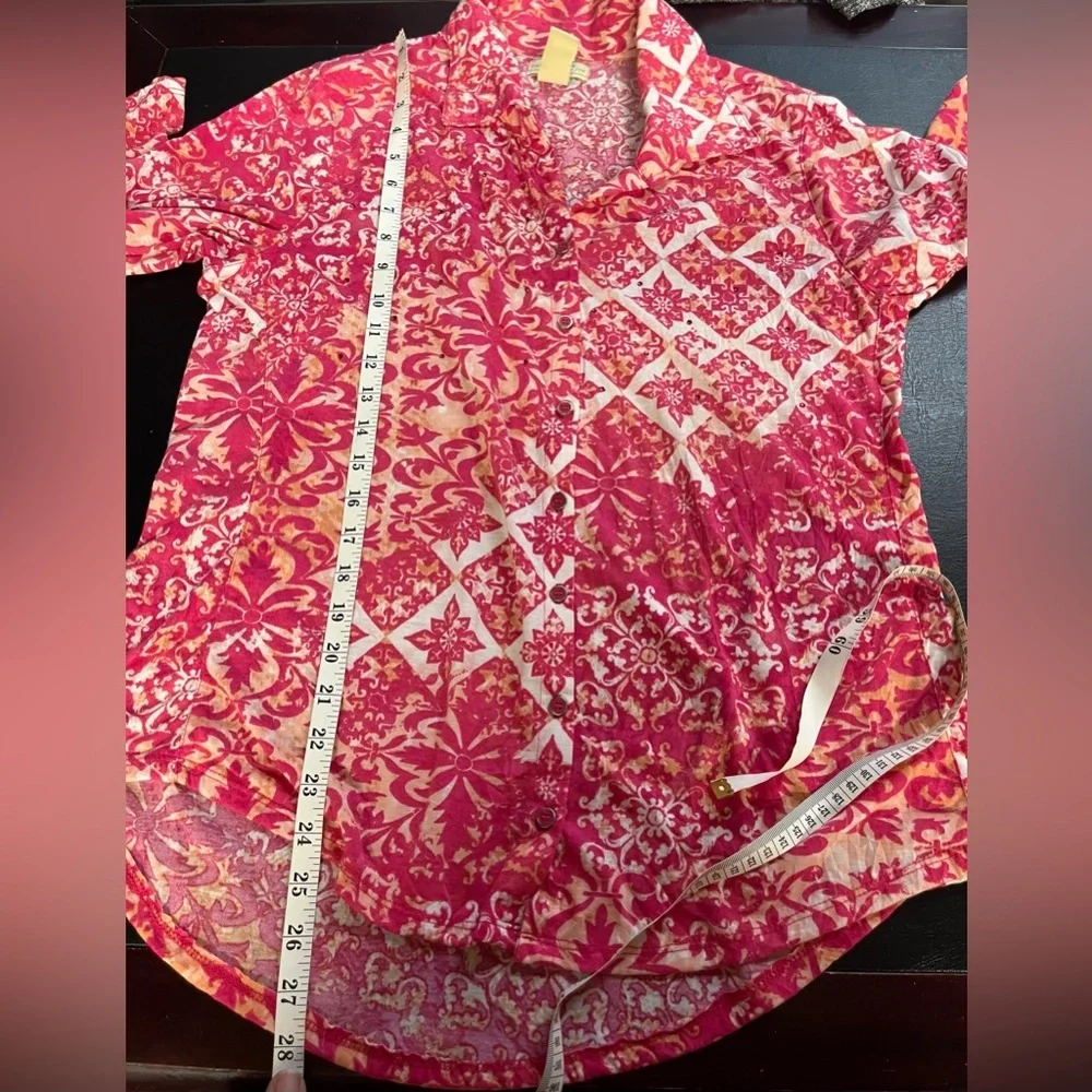 Caribbean Joe blouse size medium - Picture 8 of 8